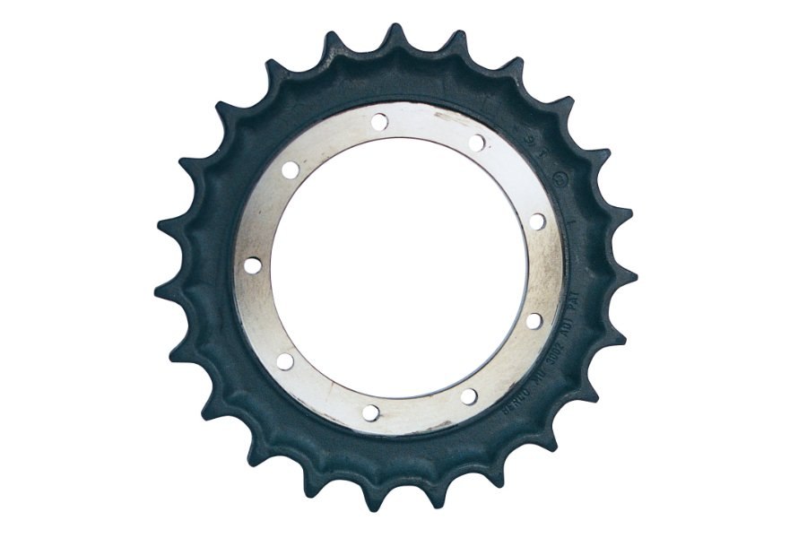 Normal excavator sprocket teeth